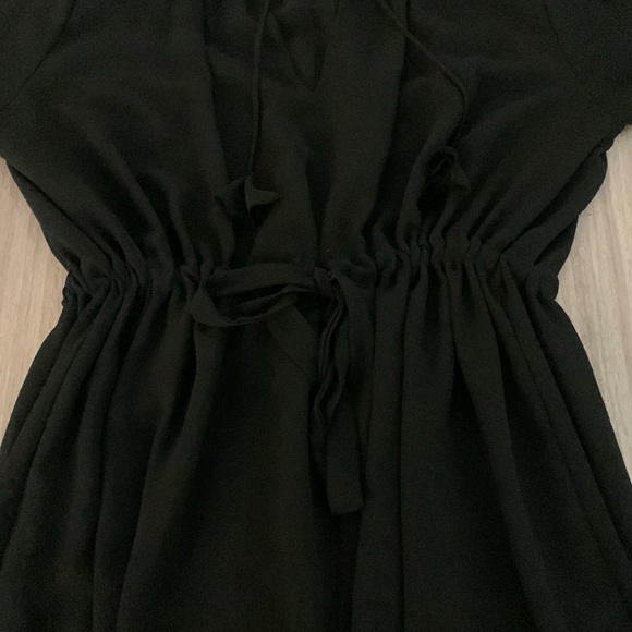 MISA Los Angeles Long Sleeve Midi Dress Black Size Medium - Picture 7 of 8